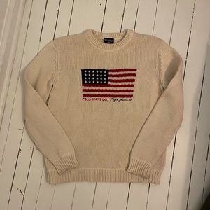 1990s Vintage Polo Ralph Lauren American Flag